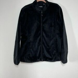Ladies' Voyage Fleece Jacket - BLACK - SWITCHER size XXL